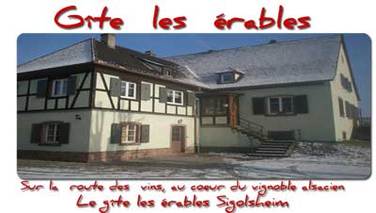 Au coeur de l'alsace gourmande: Location de gîte en Alsace, le gîte les Érables à Sigolsheim